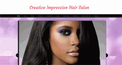 Desktop Screenshot of creativeimpressionhairsalon.com